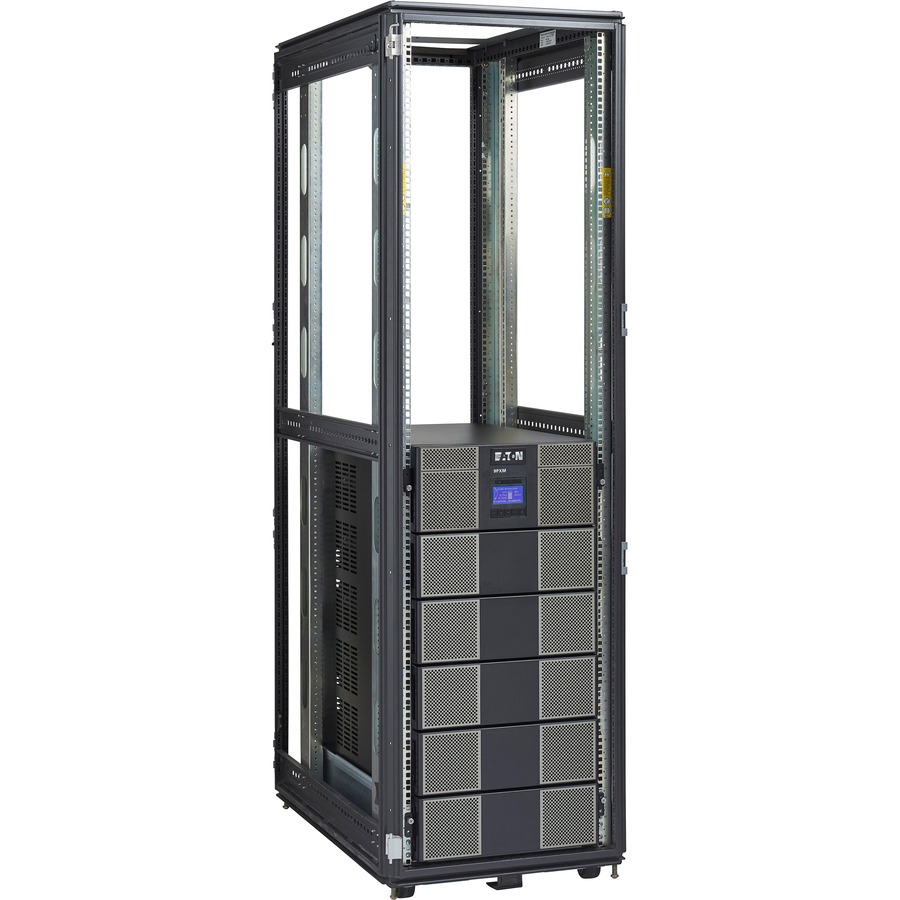 Eaton 9PXM UPS 8kVA 7.2kW 208-240V N+1 Modular Scalable Online Double-Conversion UPS, Hardwired Input, 4x 5-20R, 2 L6-30R, 2 L6-20R, 2 L14-30R Outlets, 21U