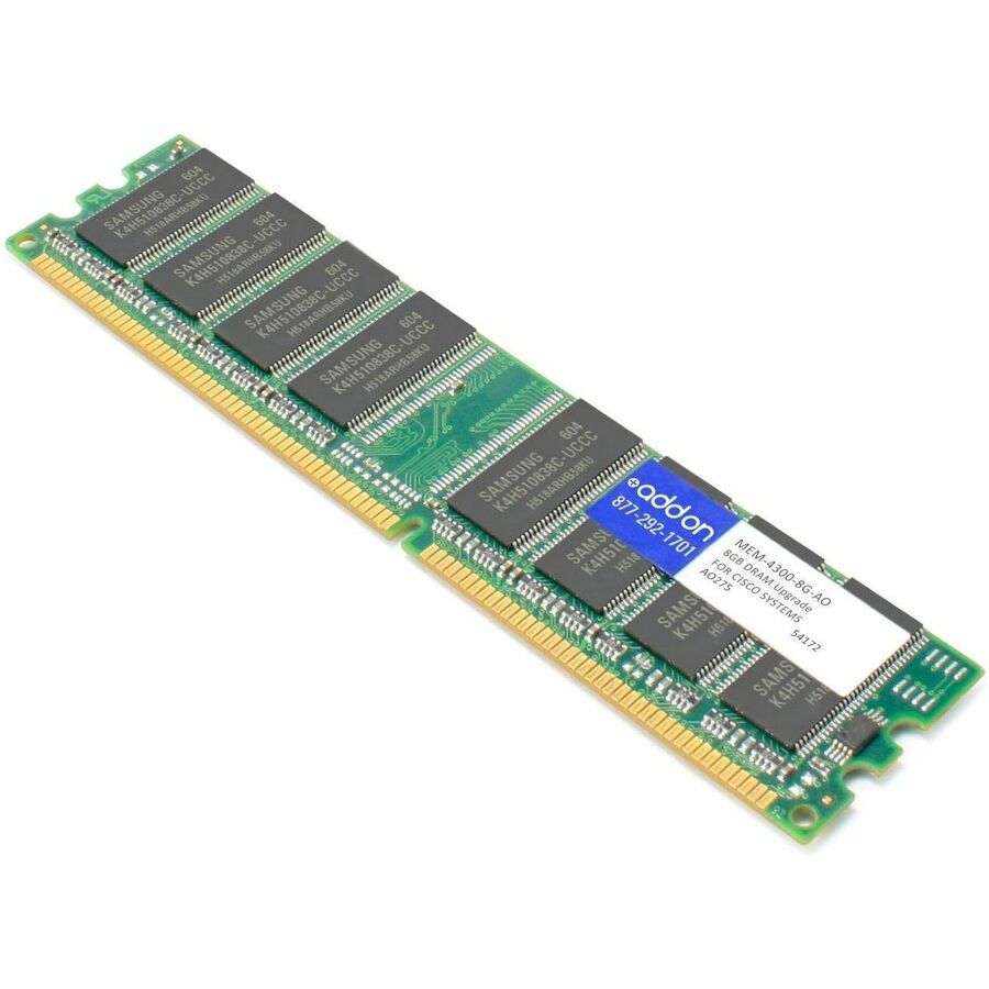 AddOn Cisco MEM-4300-8G Compatible Factory Original 8GB DRAM