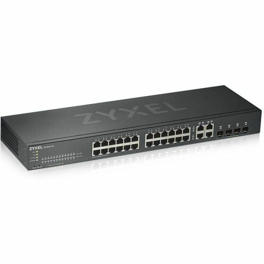 ZYXEL GS1920-24v2 24-Port Gigabit Smart Nebula Cloud Managed Switch with 4 SFP Uplinks