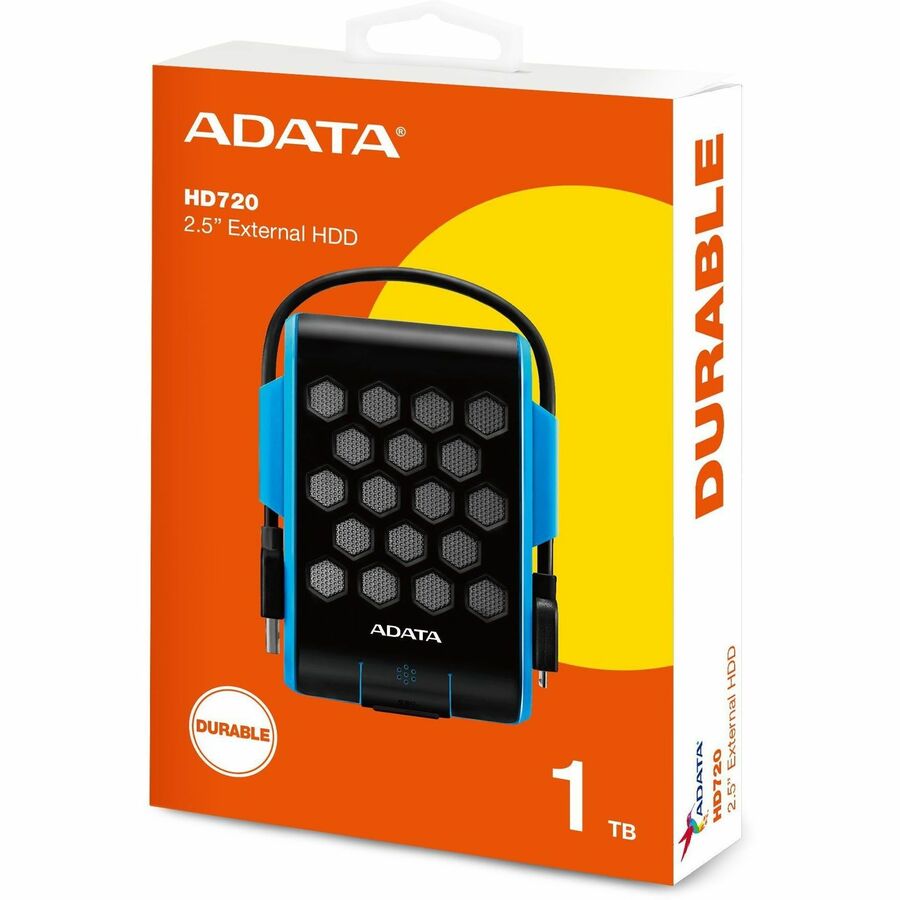 Adata HD720 AHD720-1TU31-CBL 1 TB Portable Hard Drive - External - Blue