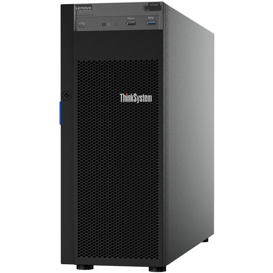 Lenovo ThinkSystem ST250 7Y46A01LNA 4U Tower Server - 1 Xeon E-2186G 3.80 GHz - 16 GB RAM - Serial ATA/600 Controller