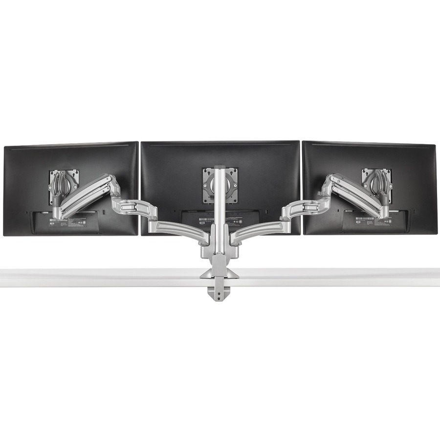 Chief KX Low-Profile Triple Monitor Arm Desk Mount - For Displays 10-32" - Silver