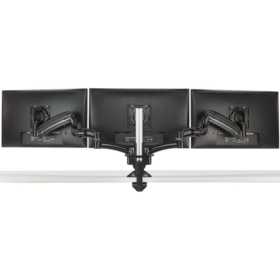 Chief KX Low-Profile Triple Monitor Arm Desk Mount - For 10-32 Inch Monitors - Black