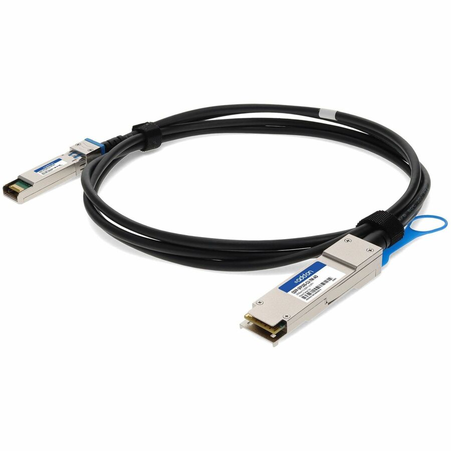 AddOn Cisco® QSFP-SFP10G-CU-7M Compatible TAA Compliant 10GBase-CU QSFP+ to SFP+ Direct Attach Cable (Passive Twinax, 7m)