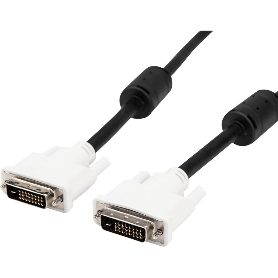 Rocstor Premium 6ft DVI-D Dual Link Cable - M/M - 6ft - Black - Video Monitor Cable