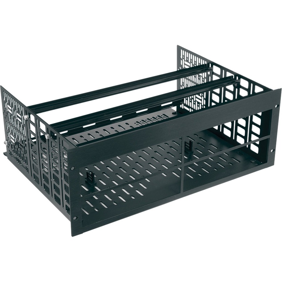 Middle Atlantic 4RU Anodized Custom Rack Shelf for 4 Sonos Amps, 14in Depth