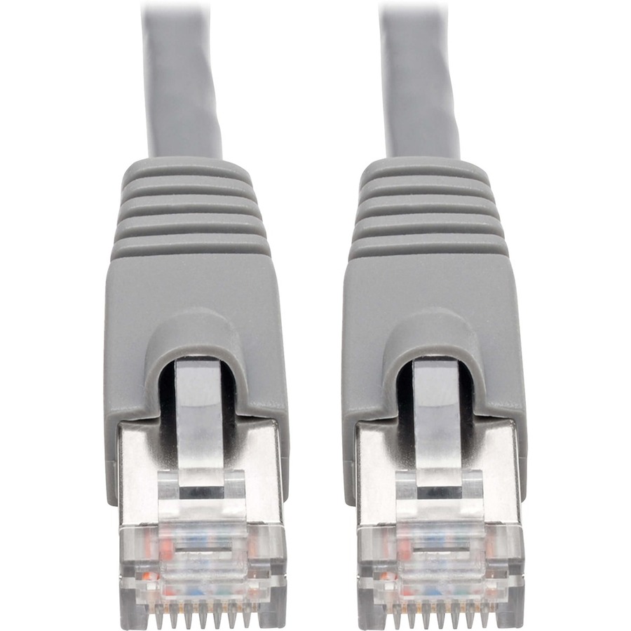 Tripp Lite by Eaton Cat6a 10G Snagless Shielded STP Ethernet Cable (RJ45 M/M) PoE Gray 5 ft. (1.52 m)
