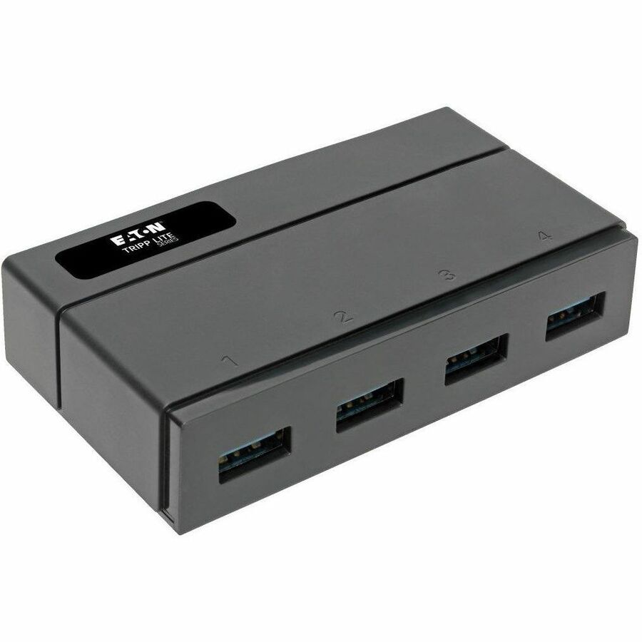 Eaton Tripp Lite Series 4-Port USB 3.x (5Gbps) Hub for Data and USB Charging - USB-A, 2.4A Charging