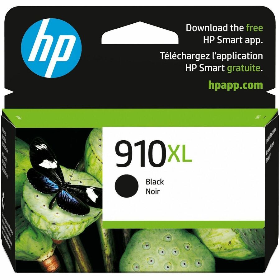 HP 910XL Original High Yield Inkjet Ink Cartridge - Black - 1 Each