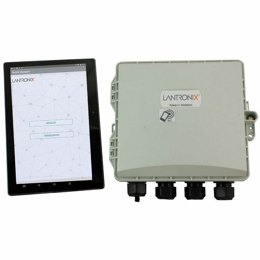 Self-Enclosed Managed Hardened Gigabit Ethernet PoE++ Switch 4 10/100/1000Base-T PoE++ Ports + 1 10/100/1000Base-T or 100/1000Base-X SFP/RJ-45 Combo Port