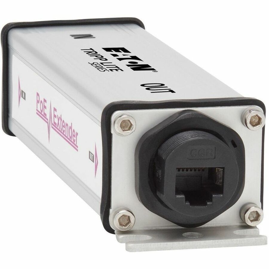 Tripp Lite NPOE-EXT-1G30WP Network Extender - 2 x Network (RJ-45) - 328.08 ft (100000 mm) Extended Range - Aluminum - Silver