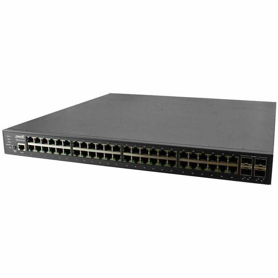 Managed Gigabit Ethernet PoE+ Switch 48 10/100/1000Base-T Ports + 4 1G/10GBase-X SFP+ Ports