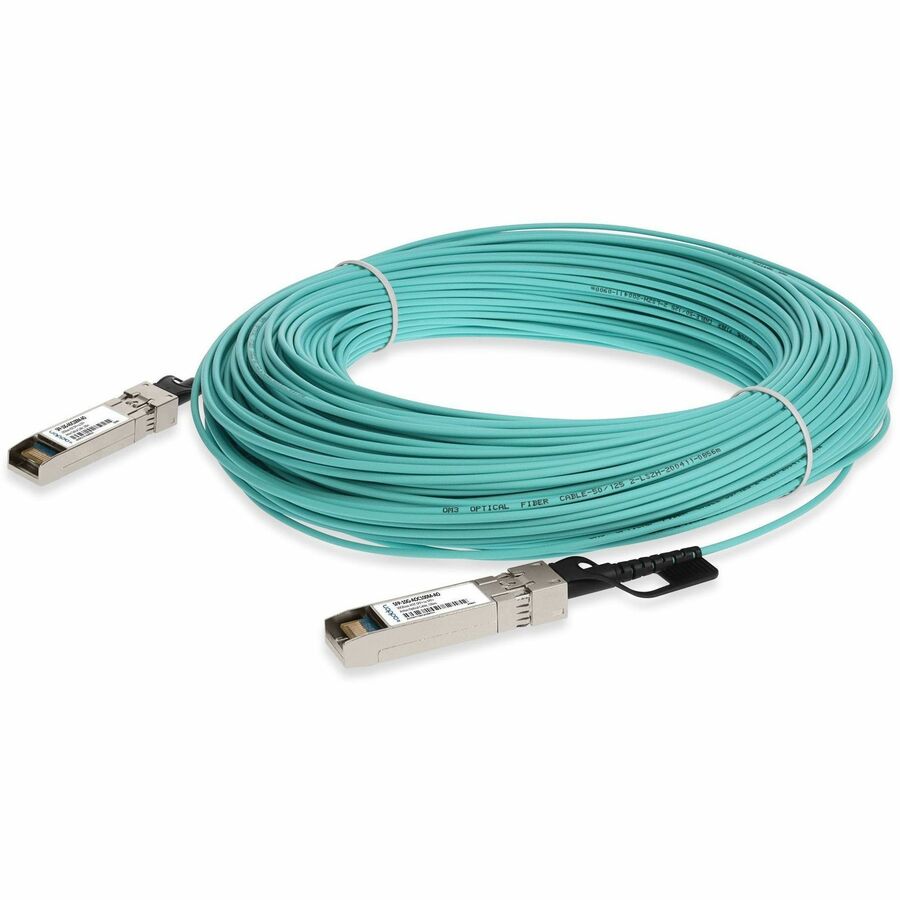 AddOn MSA and TAA Compliant 40GBase-AOC SFP+ to SFP+ Active Optical Cable (850nm, MMF, 100m)