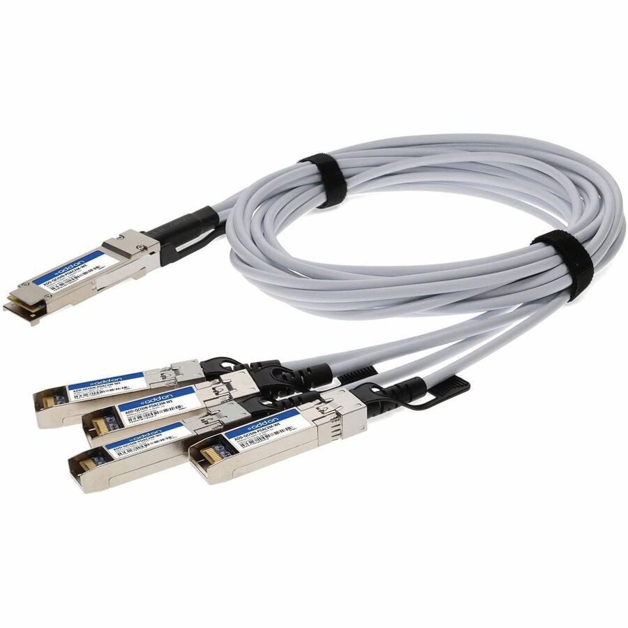 AddOn Cisco® QSFP-H40G-CU2M to Intel® XDACBL2M Compatible TAA Compliant 40GBase-CU QSFP+ to 4xSFP+ Direct Attach Cable (Passive Twinax, 2m)