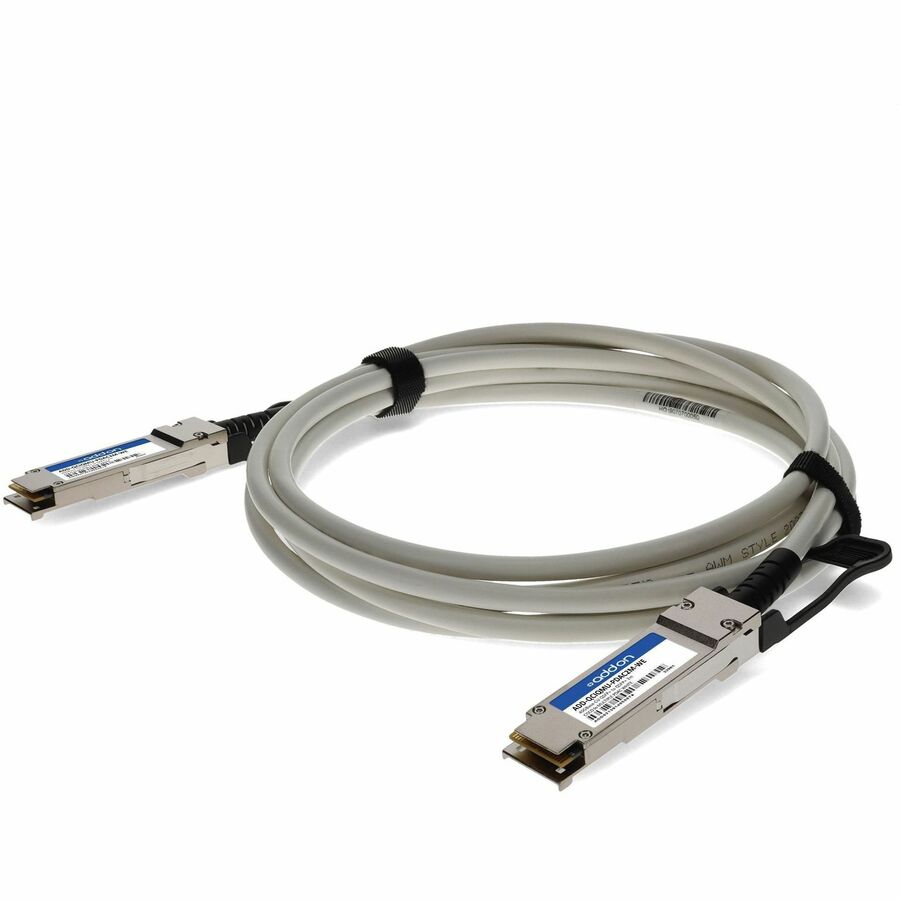AddOn Cisco® QSFP-H40G-CU2M to QSFP-40G-PDAC2M Compatible TAA Compliant 40GBase-CU QSFP+ to QSFP+ Direct Attach Cable (Passive Twinax, 2m)