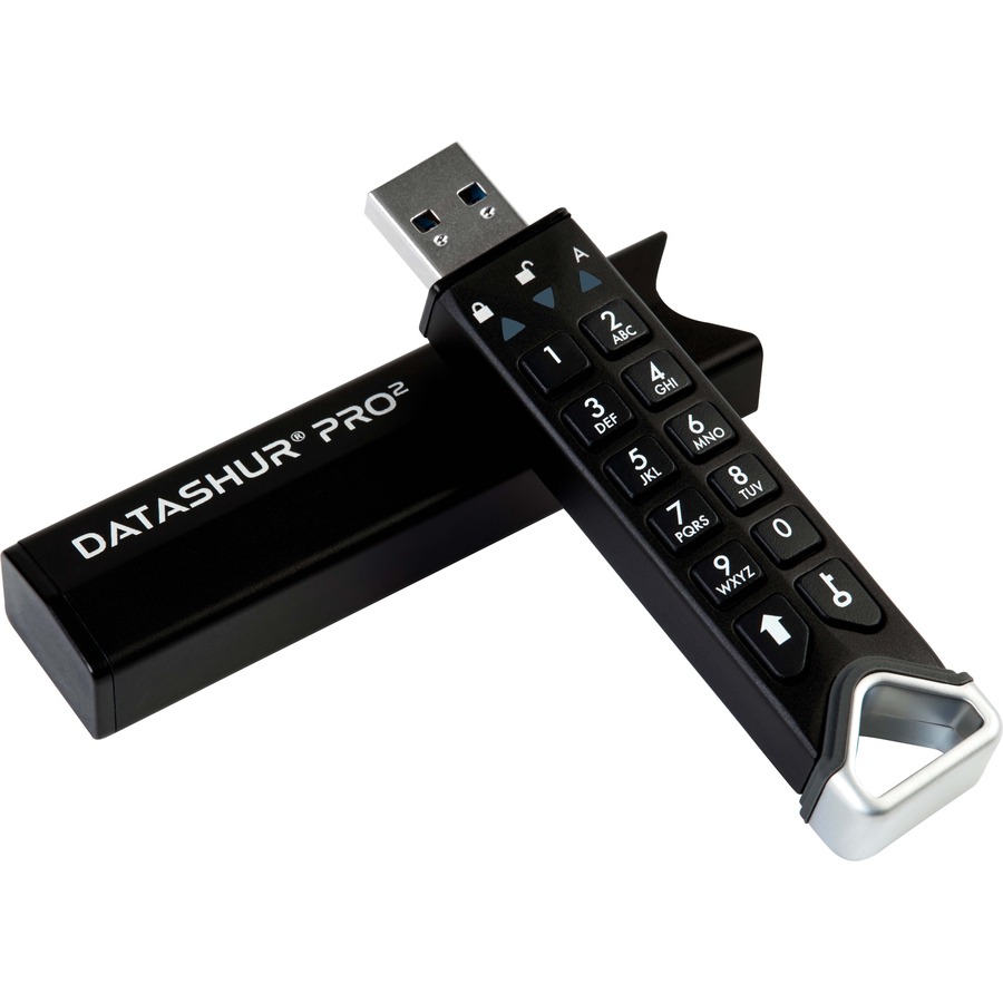 iStorage datAshur PRO2 64 GB | Secure Flash Drive | FIPS 140-2 Level 3 Certified | PIN protected | Dust/Water-Resistant | Incorporated Common Criteria EAL 5+ | TAA Compliant