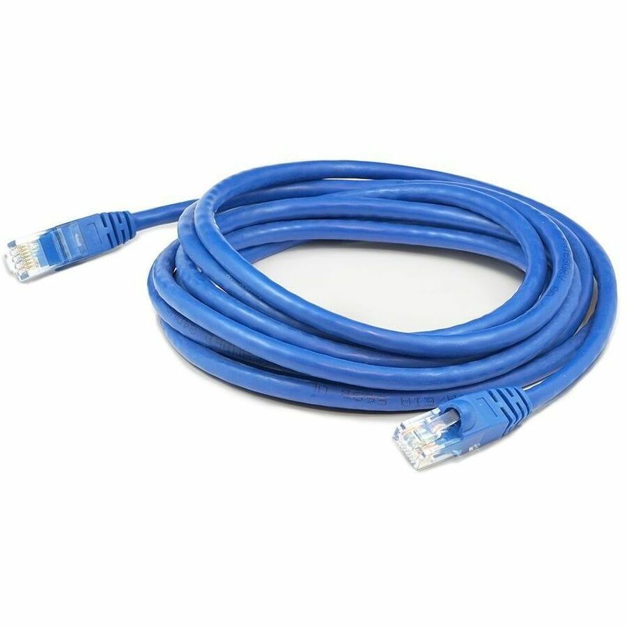 AddOn 150ft Blue CAT6 Plenum-Rated Ethernet Cable Snagless Bubble Boot RJ-45 M/M CAT 6
