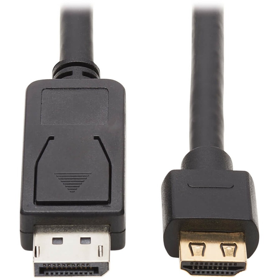 Tripp Lite by Eaton DisplayPort 1.2 to HDMI Active Adapter Cable (M/M) 4K 60 Hz HDR Secure-Grip Plugs Black 10 ft. (3.1 m)