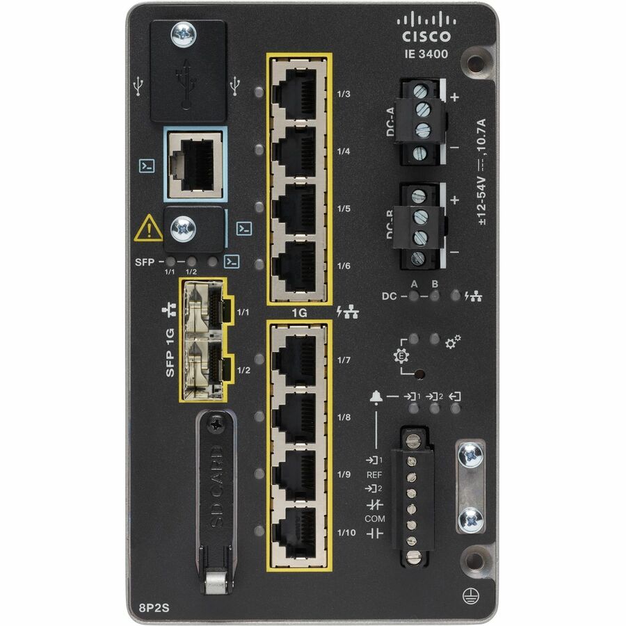 Cisco Catalyst IE-3400-8P2S-E Ethernet Switch