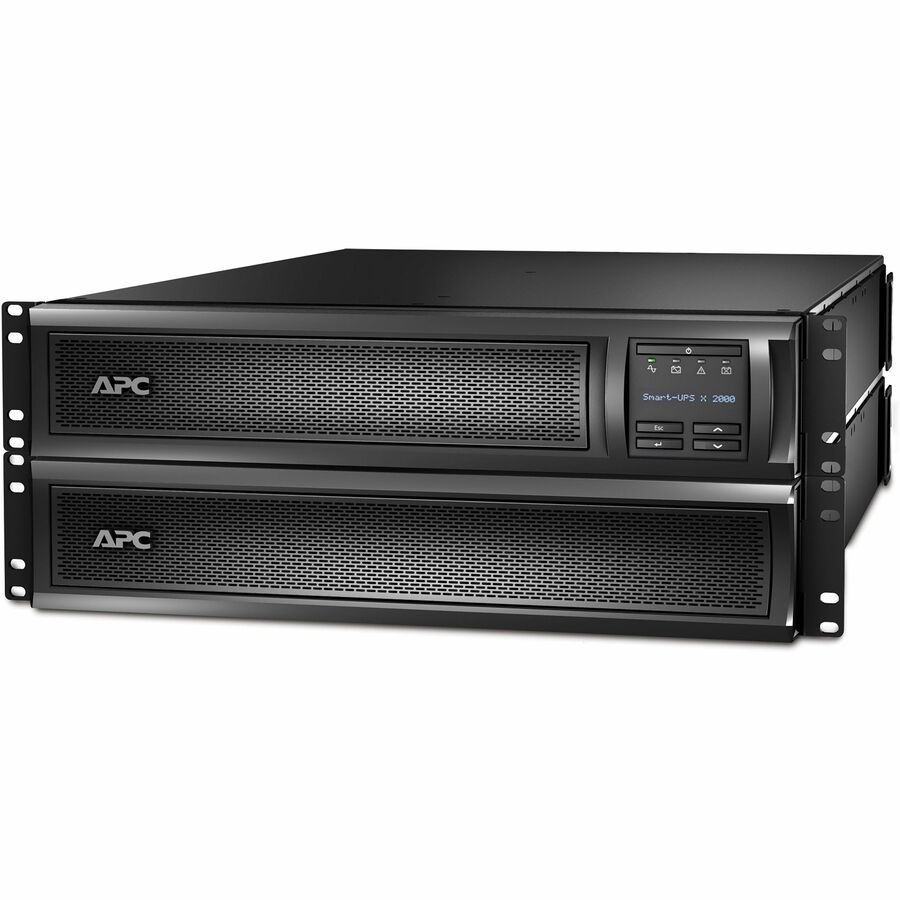 APC Smart-UPS X, Line Interactive, 2000VA,Rack/tower convertible 2U, 100V-127V, 3x 5-15R+3x 5-20R+1x L5-20R NEMA,NMC,Extended runtime,10 Ft input cord
