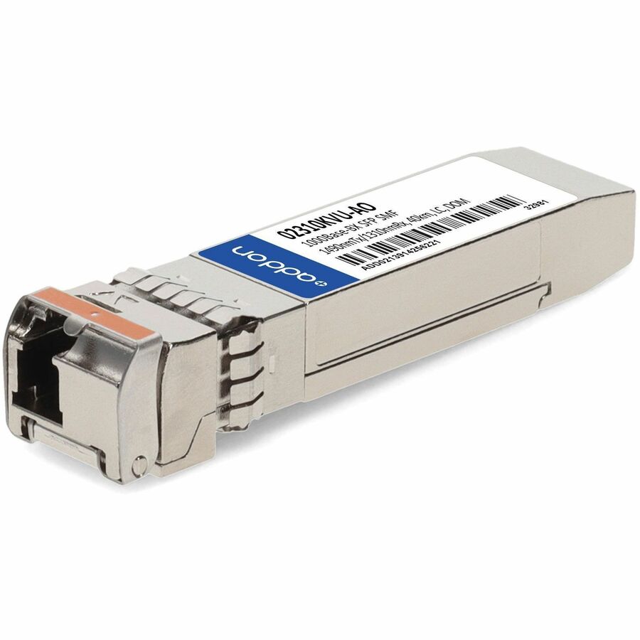 AddOn Huawei® 02310KVU Compatible TAA 1000Base-BX SFP Transceiver (SMF, 1490nmTx/1310nmRx, 40km, LC, DOM)