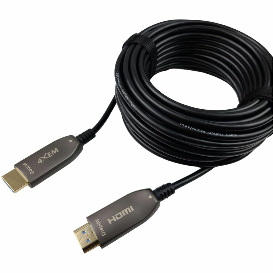 4XEM 20M 66FT ACTIVE OPTICAL FIBER 2.1 HDMI