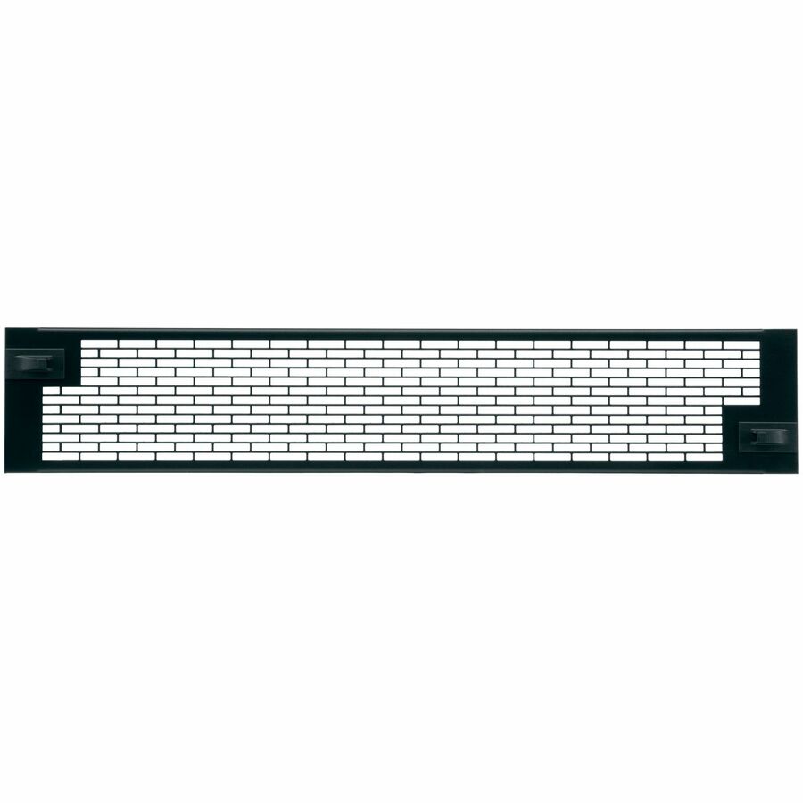 Middle Atlantic Forward 2RU Tool-Less Vented Rack Panel - Perforated with 74% Open Area - Flanged