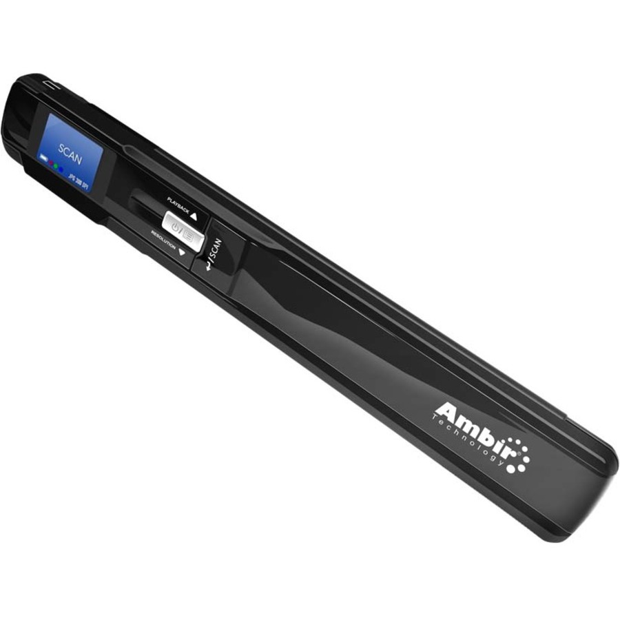 AMBIR TravelScan Pro Cordless Handheld Scanner - 900 dpi Optical