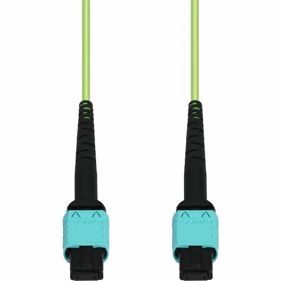 AddOn 8m MPO/UPC to MPO/UPC Lime Green OM5 OFNR (Riser-Rated) 12-Strand MMF (Multi Mode) Fiber Patch Cable, 50/125