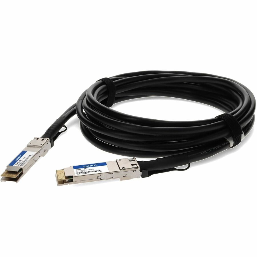 AddOn Dell® 470-ACYY Compatible TAA Compliant 200GBase-CU QSFPDD Direct Attach Cable (Passive Twinax, 3m)
