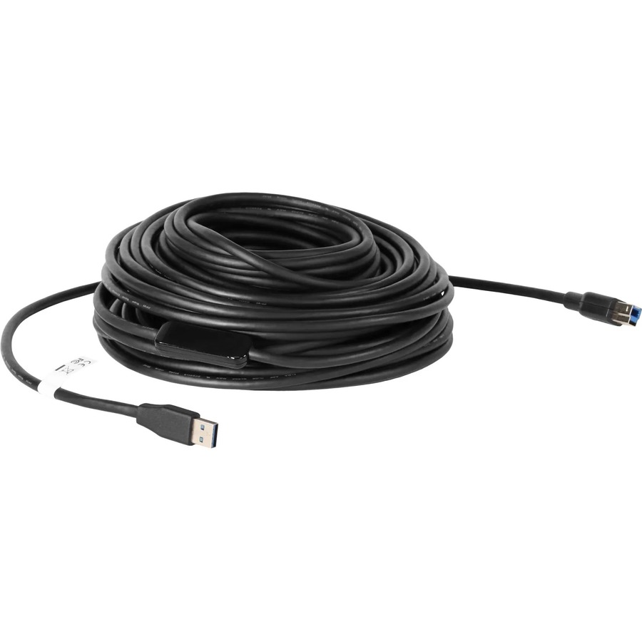 Vaddio 20m USB 3.0 A to USB B Cable - Active USB Cable - Black