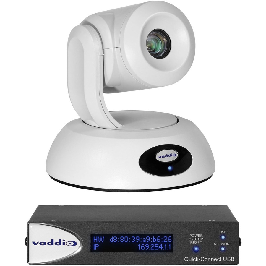 Vaddio RoboSHOT Elites Series 30E PTZ Camera - White