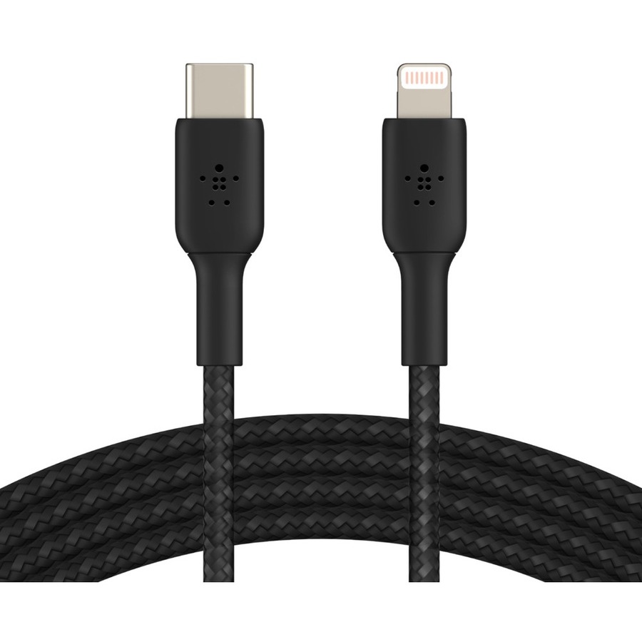 Belkin Braided USB-C to Lightning Cable (1m / 3.3ft, Black)