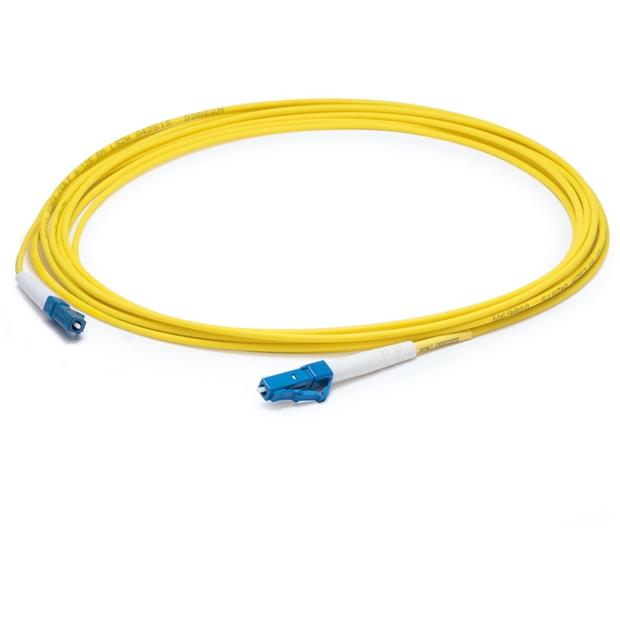 AddOn 53m LC to LC Yellow OS2 Simplex OFNR (Riser-Rated) SMF Fiber Patch Cable