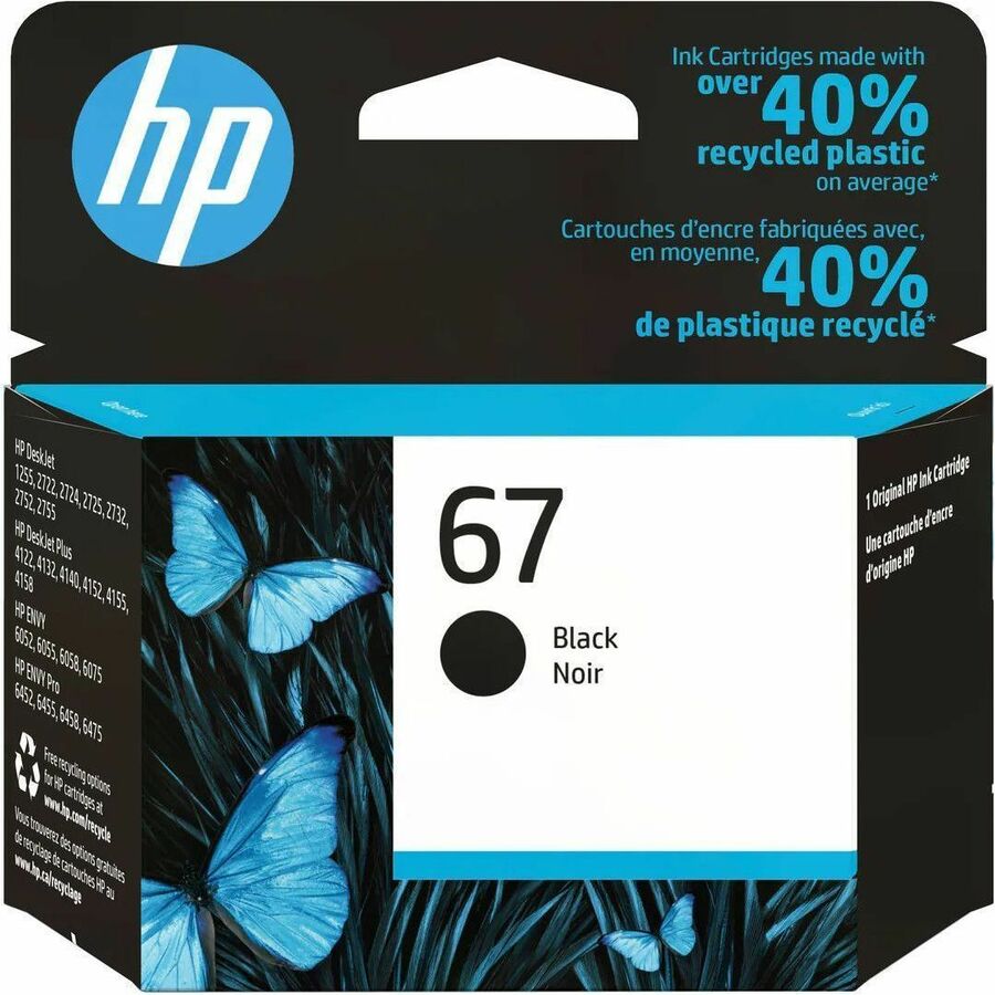 HP 67 Original Inkjet Ink Cartridge - Black Pack