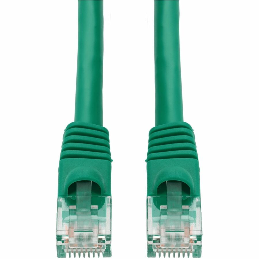 AddOn 6in Green CAT6 PVC Ethernet Cable Snagless Bubble Boot RJ-45 M/M CAT 6