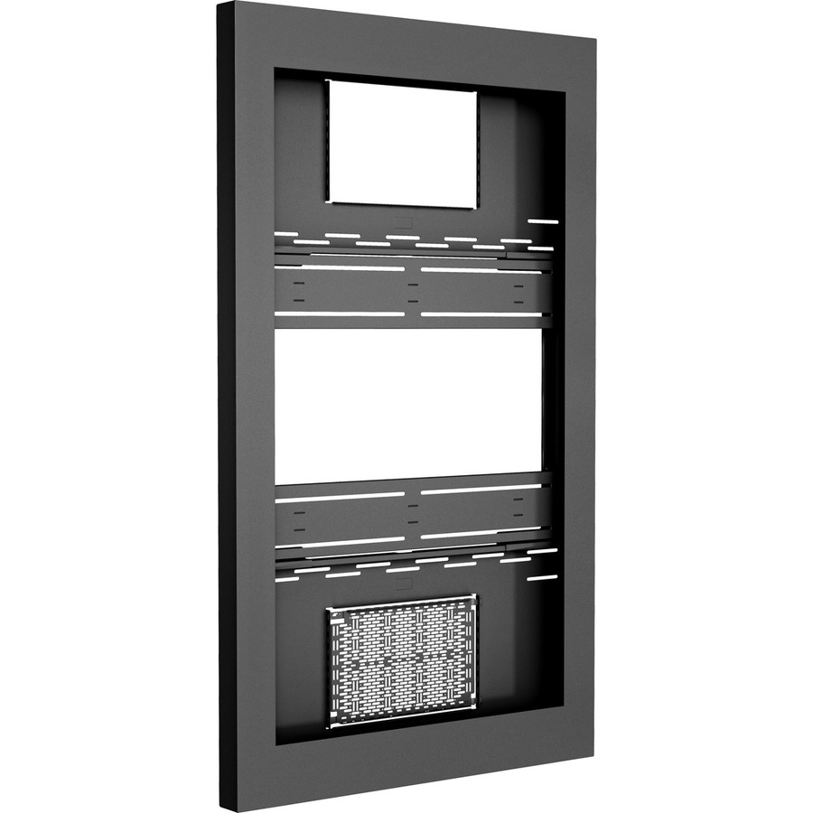 Chief Impact 65 Inch On-Wall Kiosk - Portrait Orientation - Black