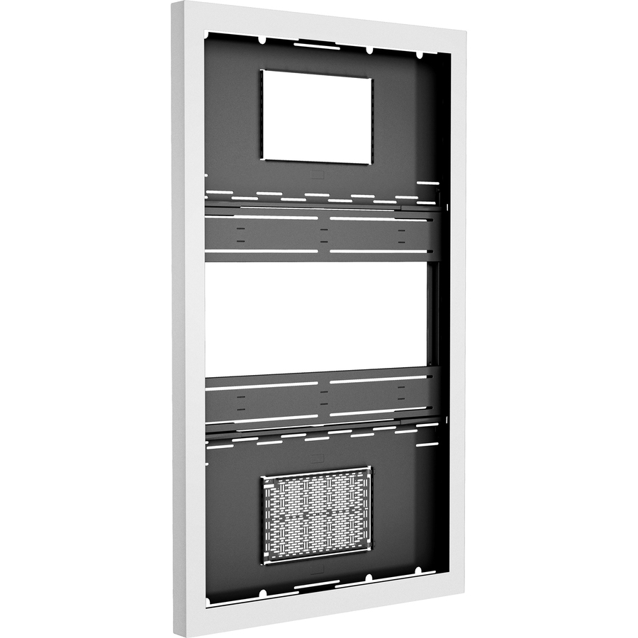 Chief Impact On-Wall Kiosk - TAA Compliant - Portrait 75" White
