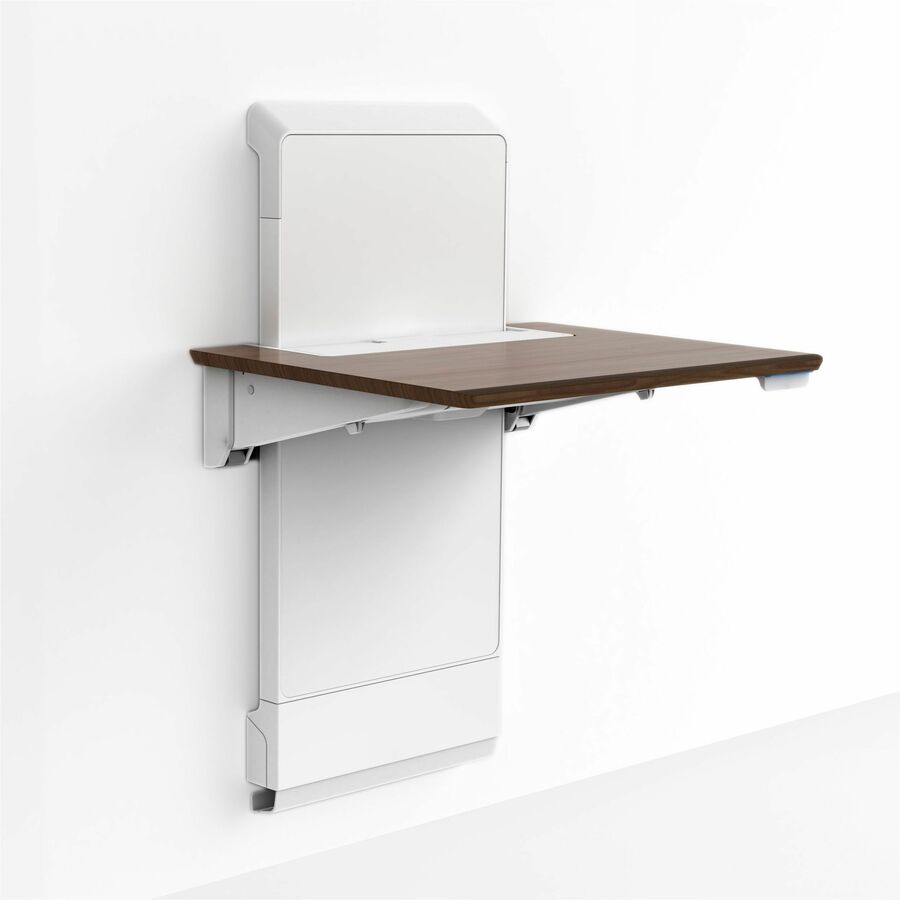 Ergotron WorkFit® Elevate™ with Power Access (walnut hills)