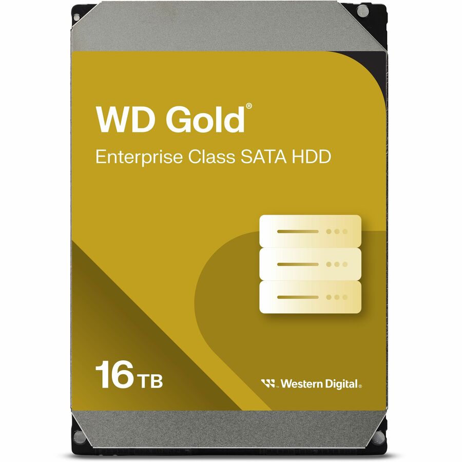 Western Digital Gold WD161KRYZ 16 TB Hard Drive - 3.5" Internal - SATA (SATA/600)