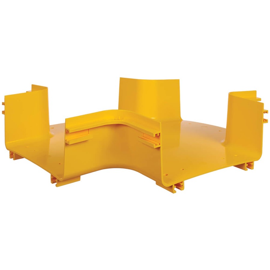 Eaton Tripp Lite Series Toolless Horizontal 4-Way Junction for Fiber Routing System, 240 mm (10 in.)