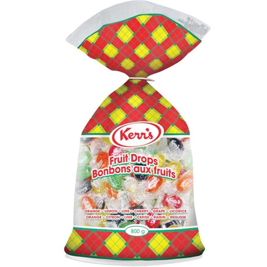 Kerr's Fruit Drops Watermelon, Cherry, Orange, Lemon, Lime, Blue