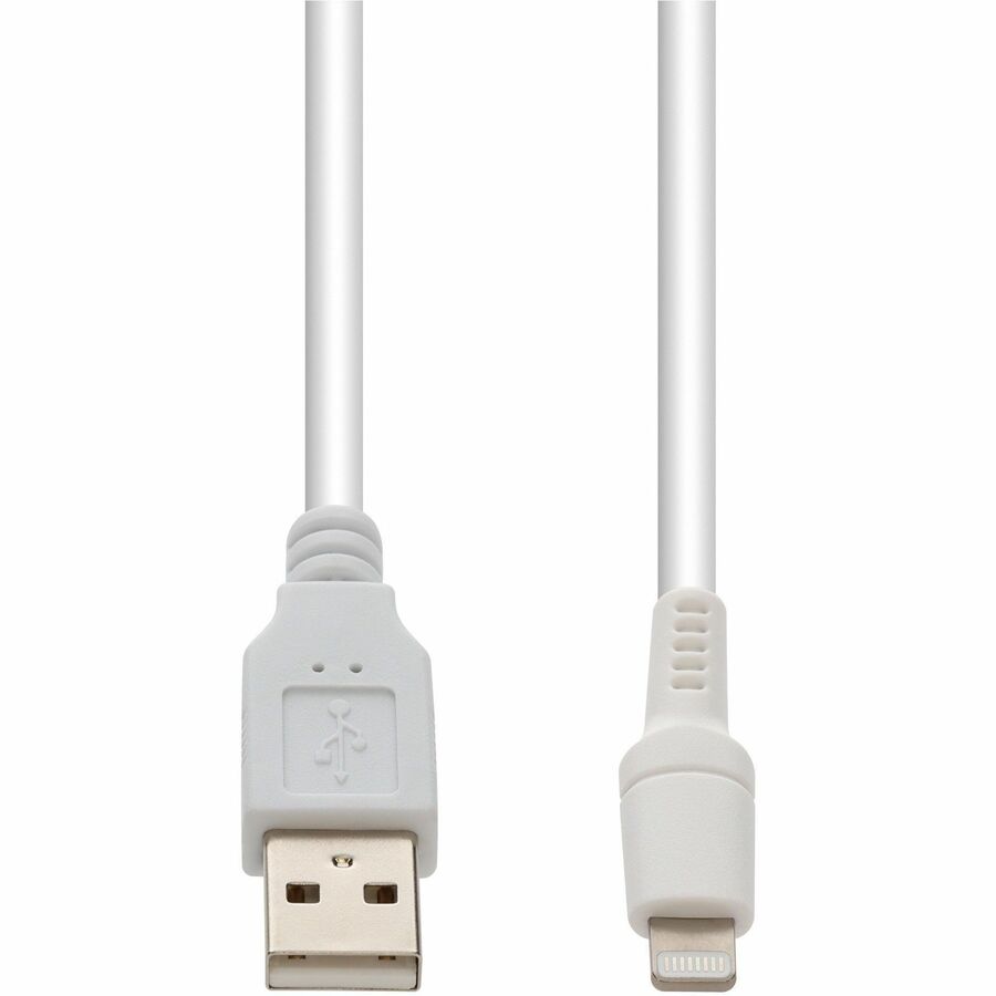AddOn Apple Computer MD818AM/A Compatible 1m USB A 2.0 (Male) to Lightning (Male) White Cable, MFI, 480Mbps