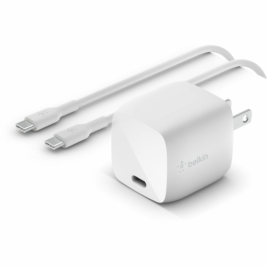 Belkin BoostCharge 30W USB-C GaN Wall Charger (USB-C Cable included) - Power Adapter