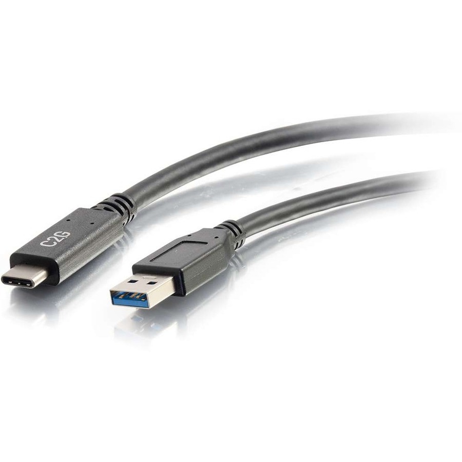 C2G 10ft USB-C to USB-A SuperSpeed USB Cable - Male to Male, 5Gbps, Black