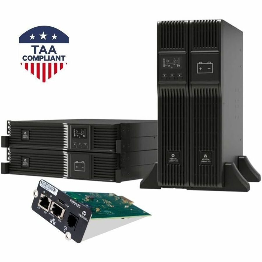 Vertiv Liebert PSI5 UPS 2880VA 2700W TAA AVR Tower/Rack with Network Card