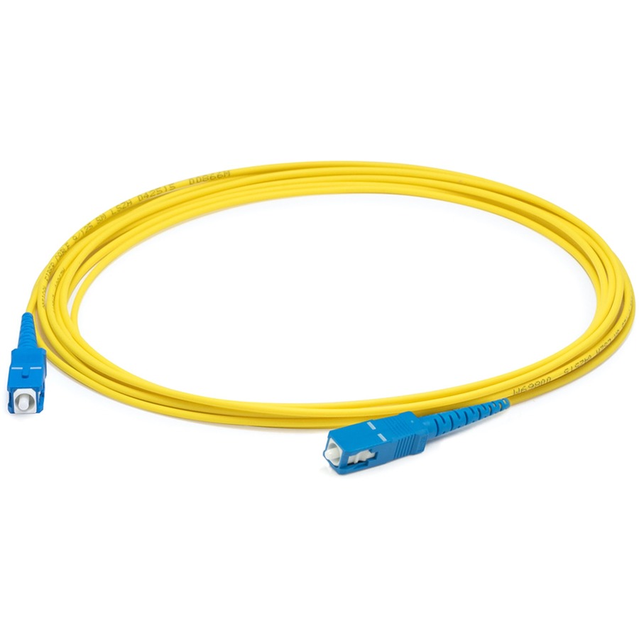 AddOn 26m SC to SC Yellow OS2 Simplex LSZH SMF Fiber Patch Cable