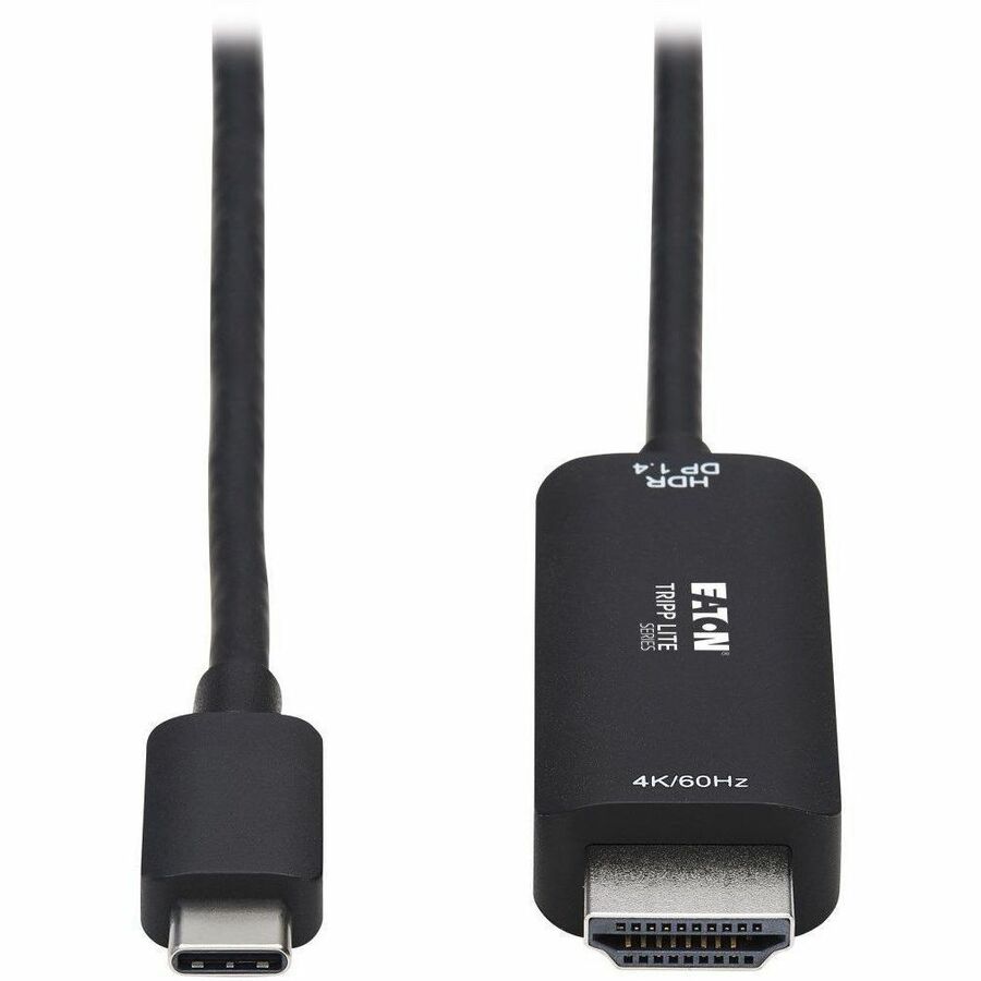 Tripp Lite by Eaton USB-C to HDMI Active Adapter Cable (M/M) 4K 60 Hz HDR HDCP 2.2 DP 1.4 Alt Mode Black 6 ft. (1.8 m)