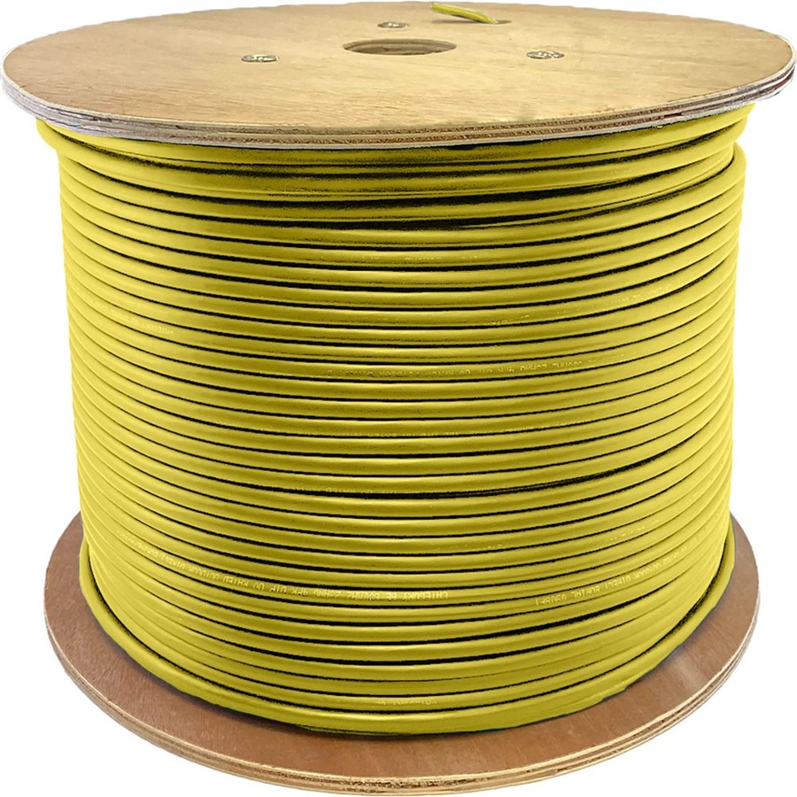 AddOn 1000ft Non-Terminated Yellow OM1 Duplex OFNR (Riser-Rated) 2-Strand Fiber Bulk Cable