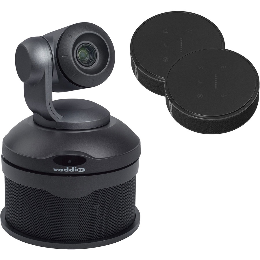 Vaddio ConferenceSHOT AV HD Video Conferencing System - Includes PTZ Camera, AV Speaker, and Two TableMIC Microphones